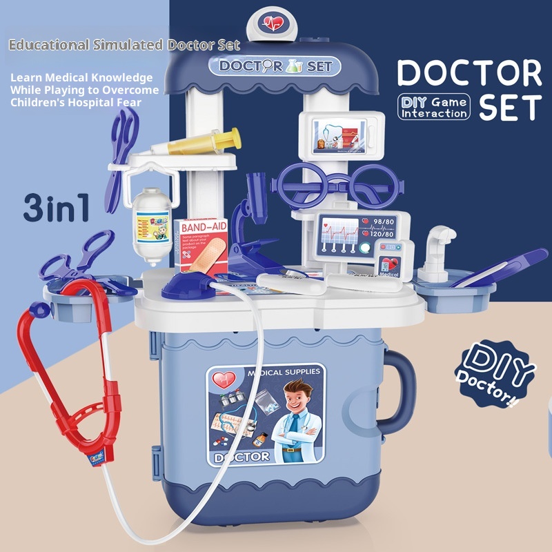 مجموعة ألعاب طبيب للأطفال 3 في - مراجعة Stethoscope وسعره