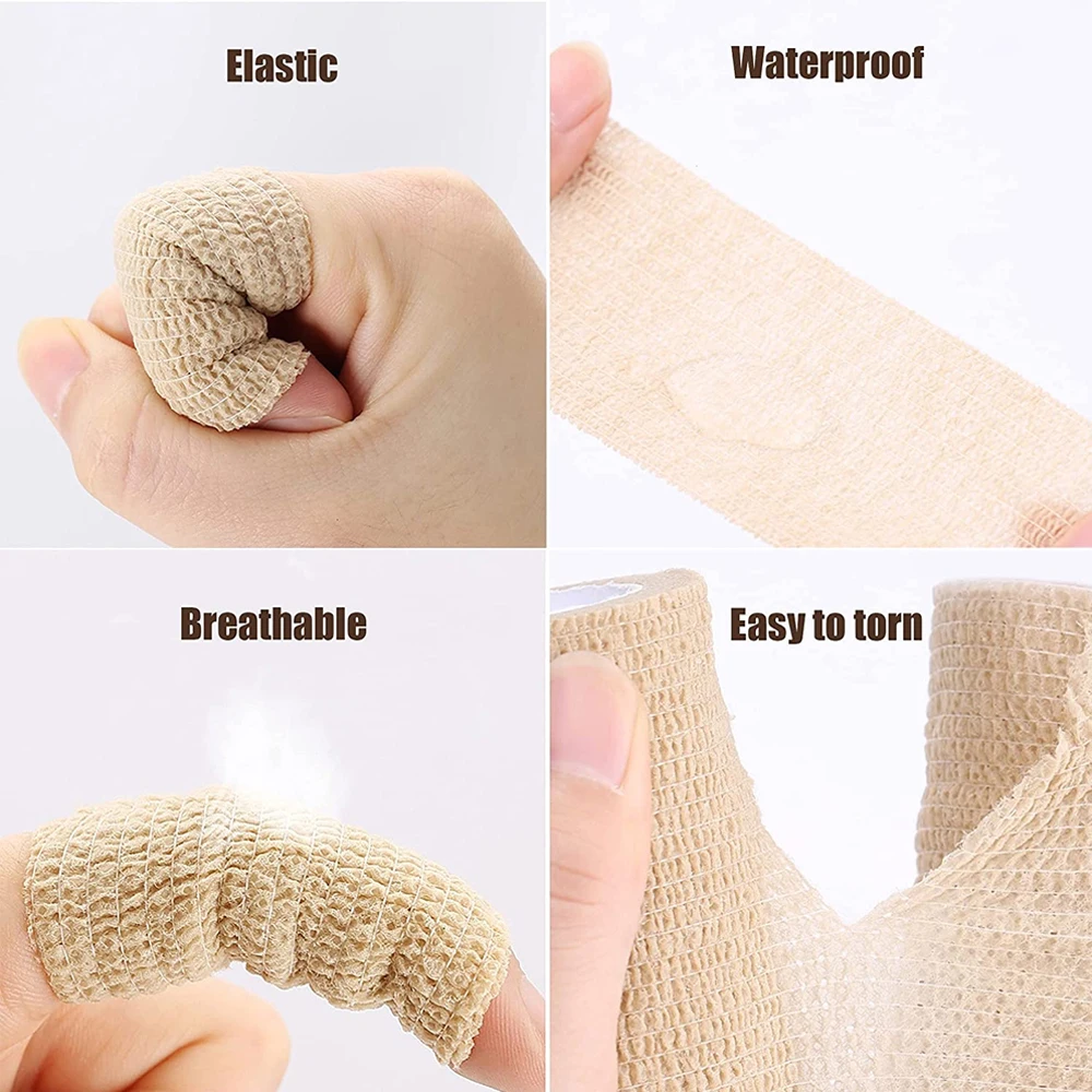 شريط رياضي ذاتي اللصق ، عصا لف - مراجعة Medical Tape وسعره
