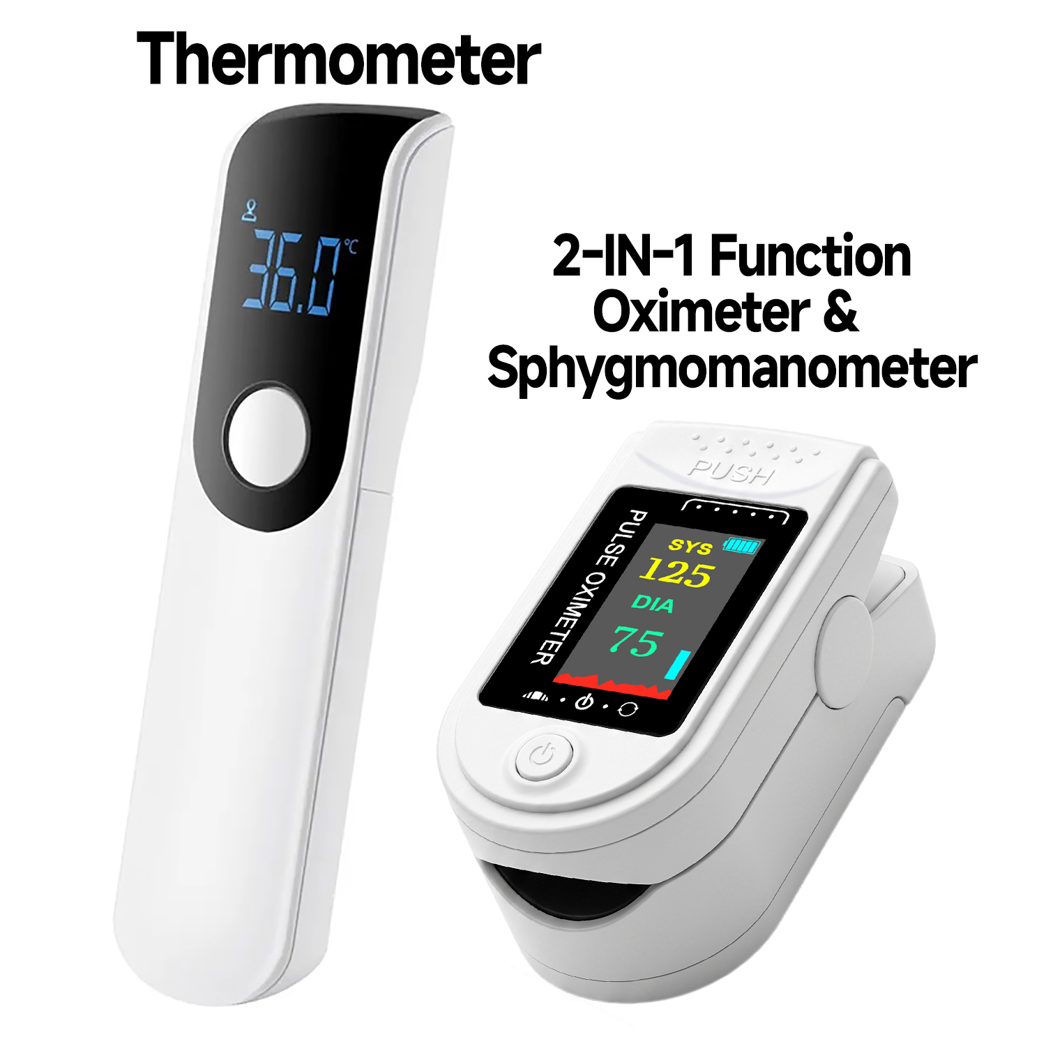 مقياس حرارة صغير للاستخدام الط - مراجعة Pulse Oximeter وسعره