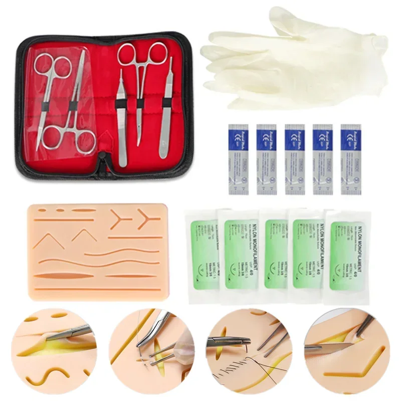 مجموعة أدوات ممارسة خياطة الطل - مراجعة Medical Gloves وسعره