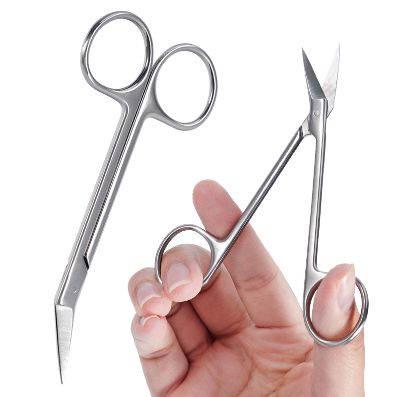 1 قطعة مقص صغير للأسنان منحني  - مراجعة Medical Scissors وسعره