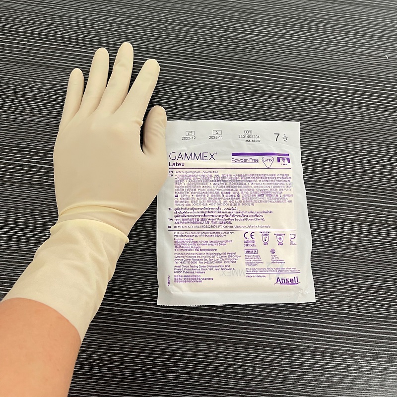 قفازات أنسل جاميكس من اللاتكس  - مراجعة Medical Gloves وسعره